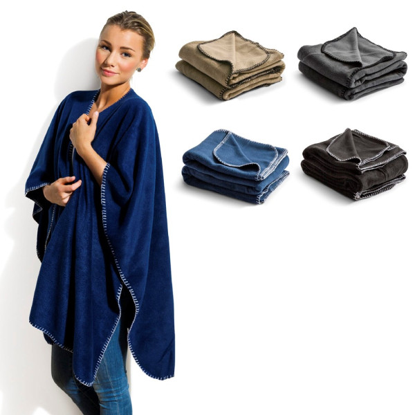 Nightingale fleece poncho 120x160 cm