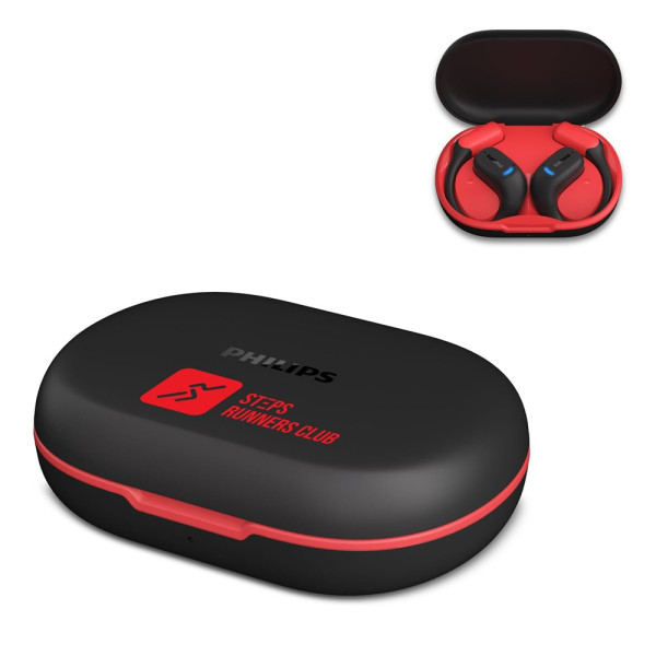TAA6709| Philips Sports Earphones open-ear met ingebouwd zichtbaarheids lampje