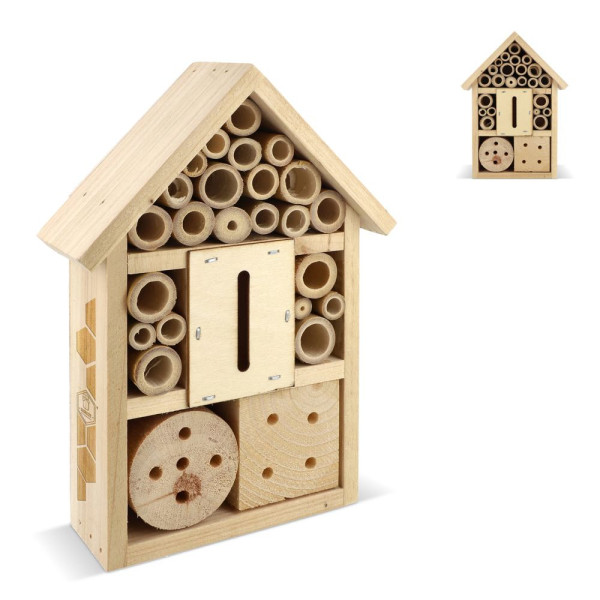 Insectenhotel van FSC-hout