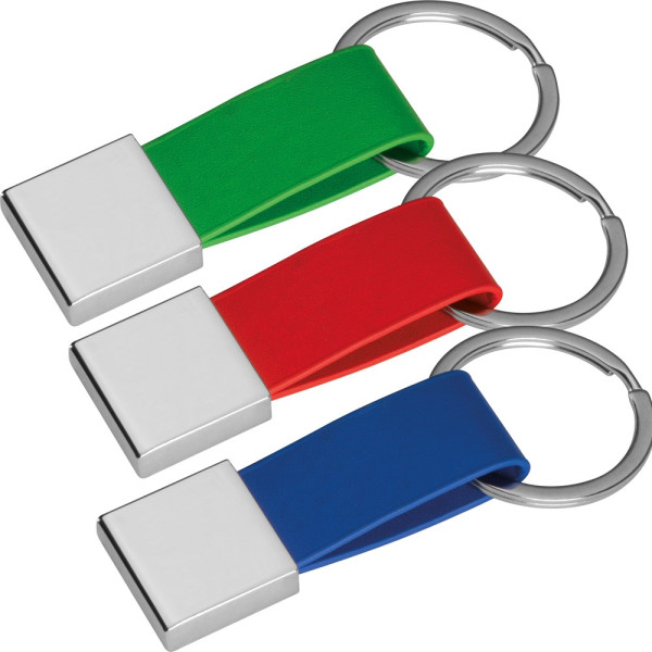 Sleutelhanger met kunstlederen bandje