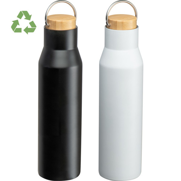 Drinkfles van gerecyceld RVS