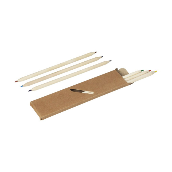 Set van 6 kleurpotloden